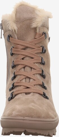 Legero Lace-Up Ankle Boots 'Novara' in Beige