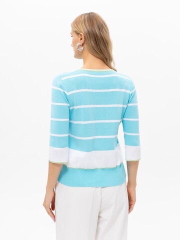 Passioni Pullover 'Türkises Langarm Shirt'‌‌‌‌‌‌ in Blau