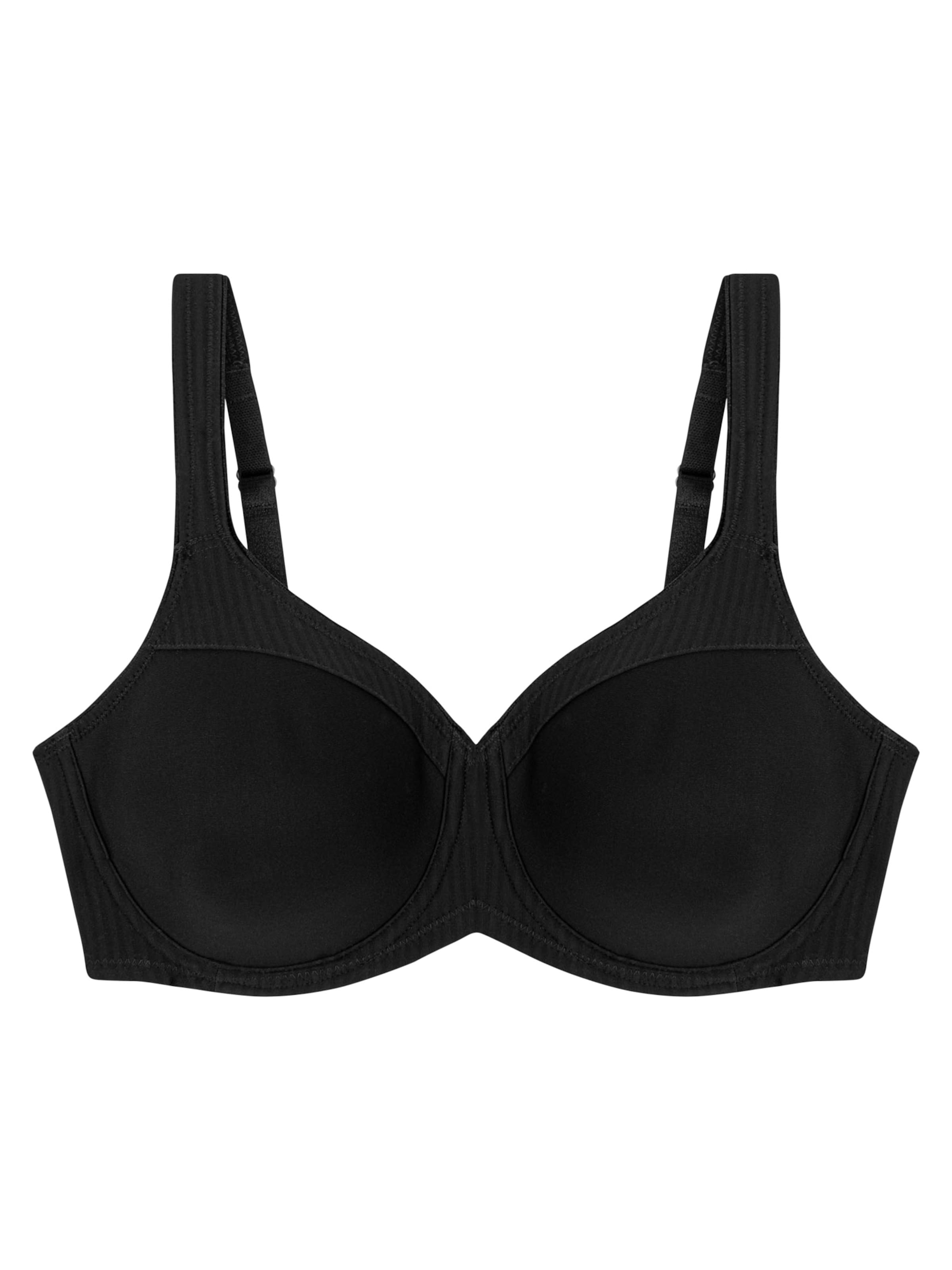 TRIUMPH Minimizer 'Modern Soft & Cotton' in Black: front