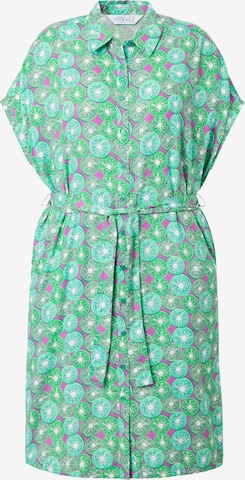 Studio Untold Dress in Green: front