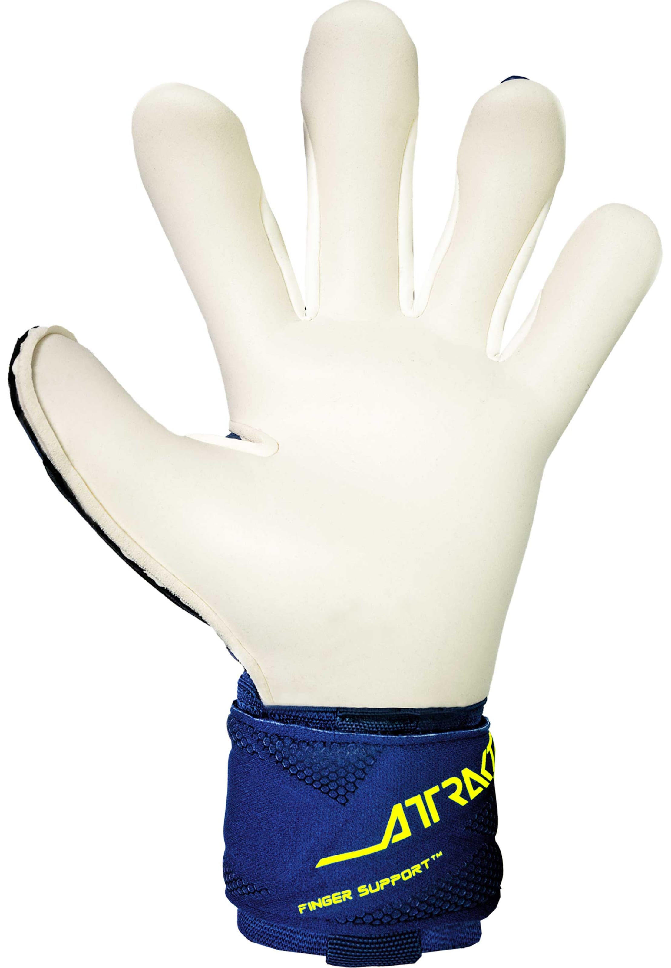 REUSCH Sports gloves 'Attrakt Duo Finger Support' in Blue