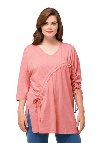 Ulla Popken Shirt in Oranje: voorkant