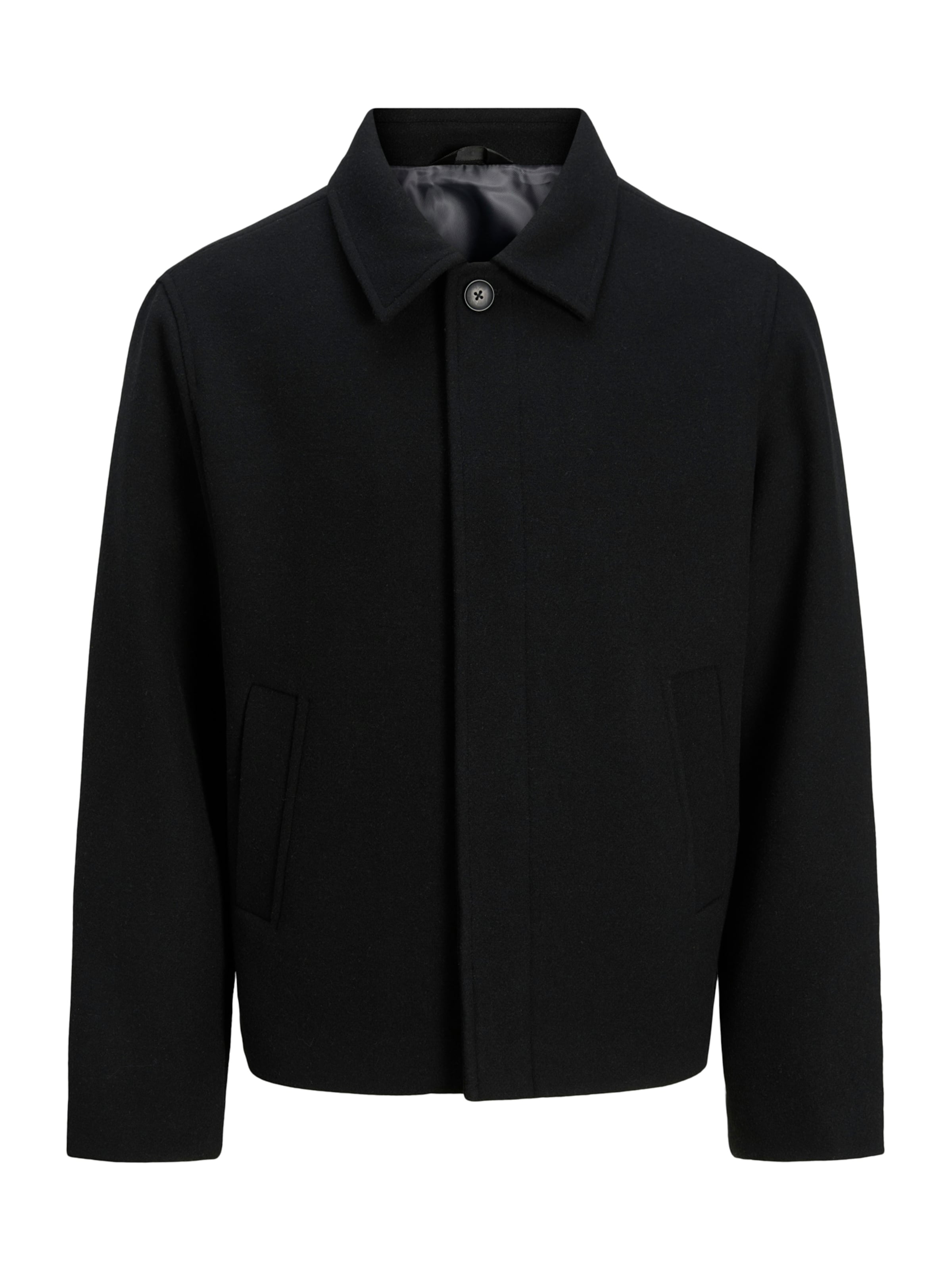 JACK & JONES Демисезонная куртка 'JJEHARRIS' в Черный: спереди