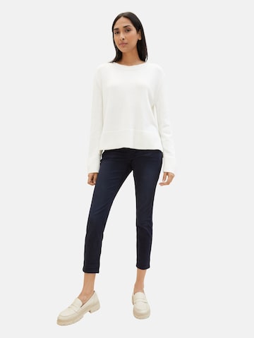 TOM TAILOR Slimfit Kalhoty – modrá