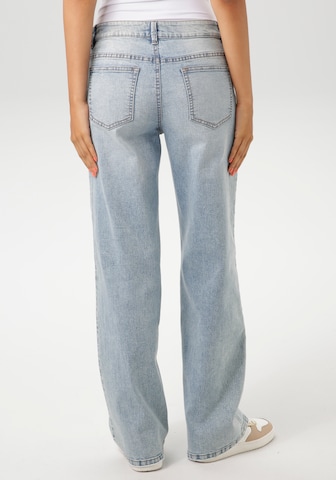 Aniston CASUAL Wide Leg Jeans in Blau