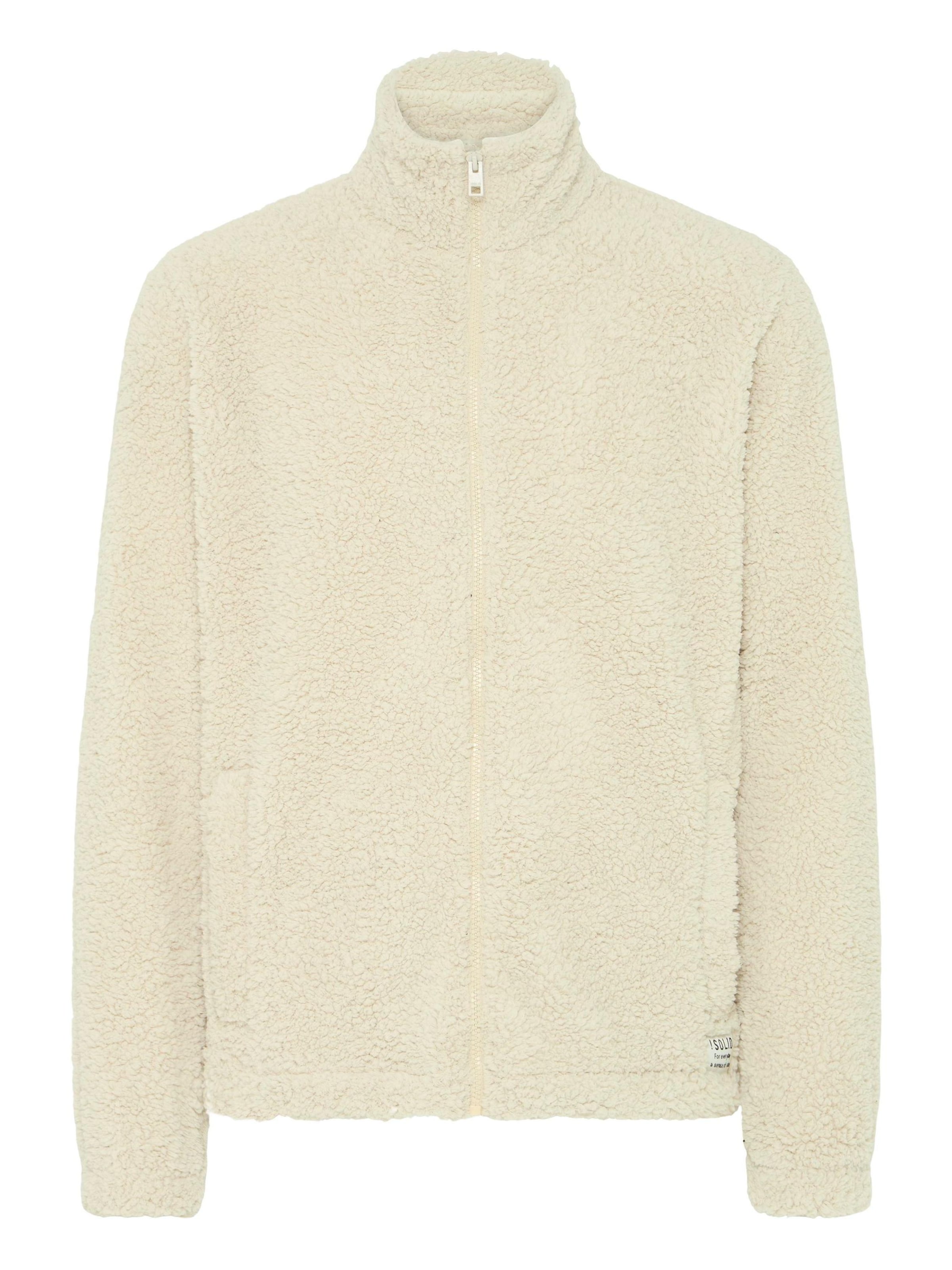 Veste de survêtement ' SDPETAR ' !Solid en beige : devant