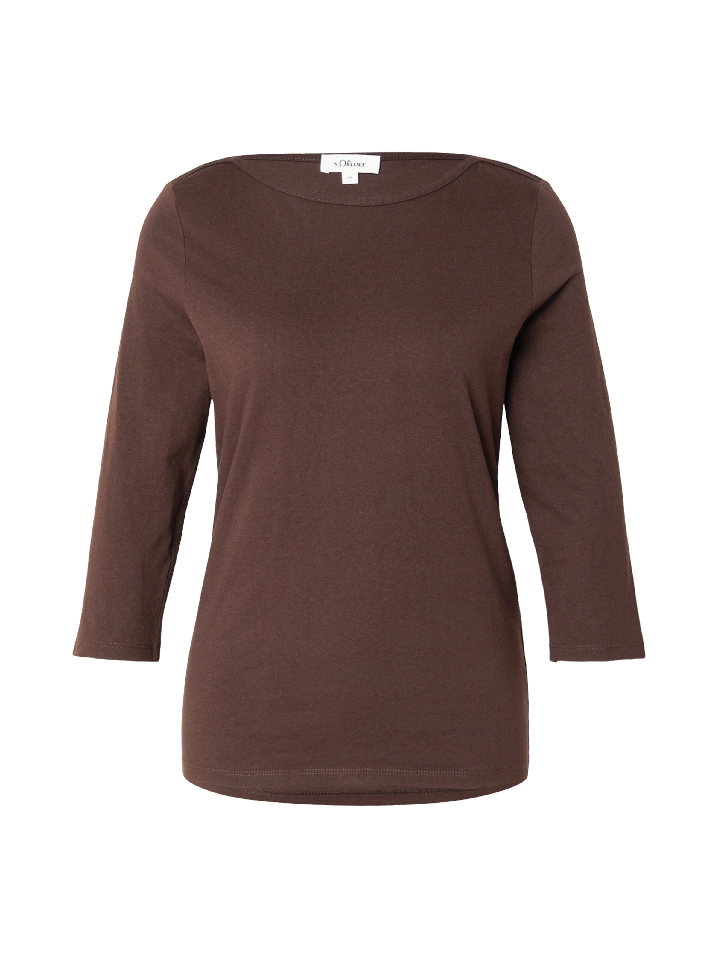 s.Oliver Shirt in Brown: front