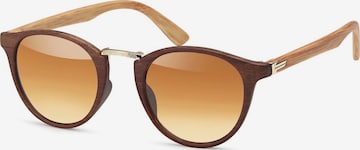 styleBREAKER Sunglasses in Brown: front