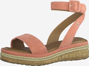 TAMARIS Strap Sandals in Pink: front