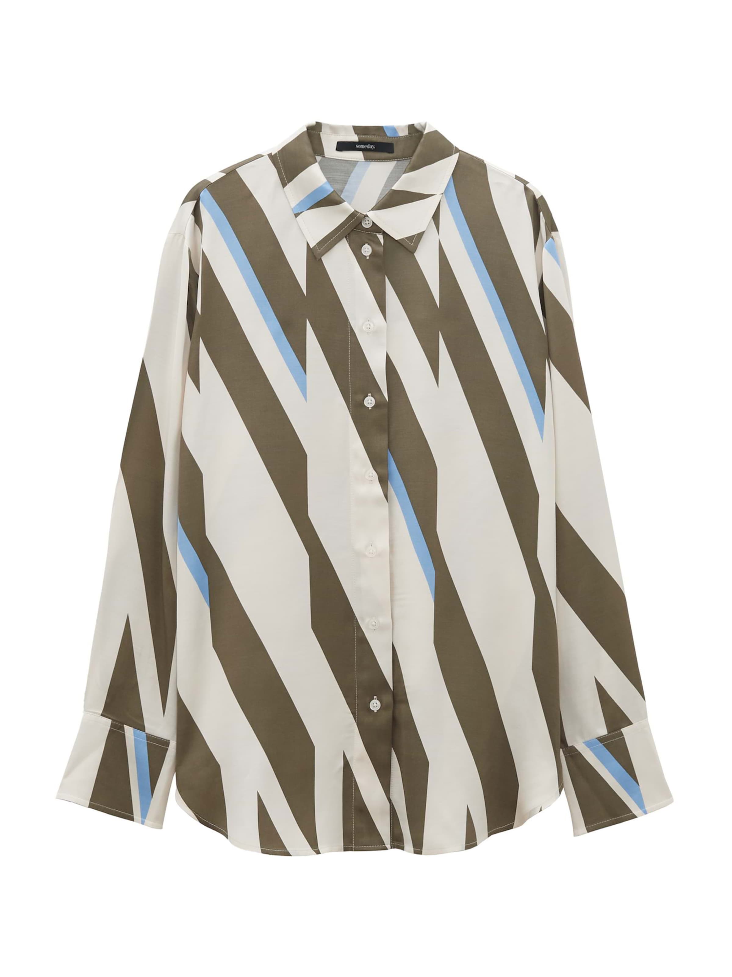 Someday Bluse 'Zisabel' in Grün: Vorderseite