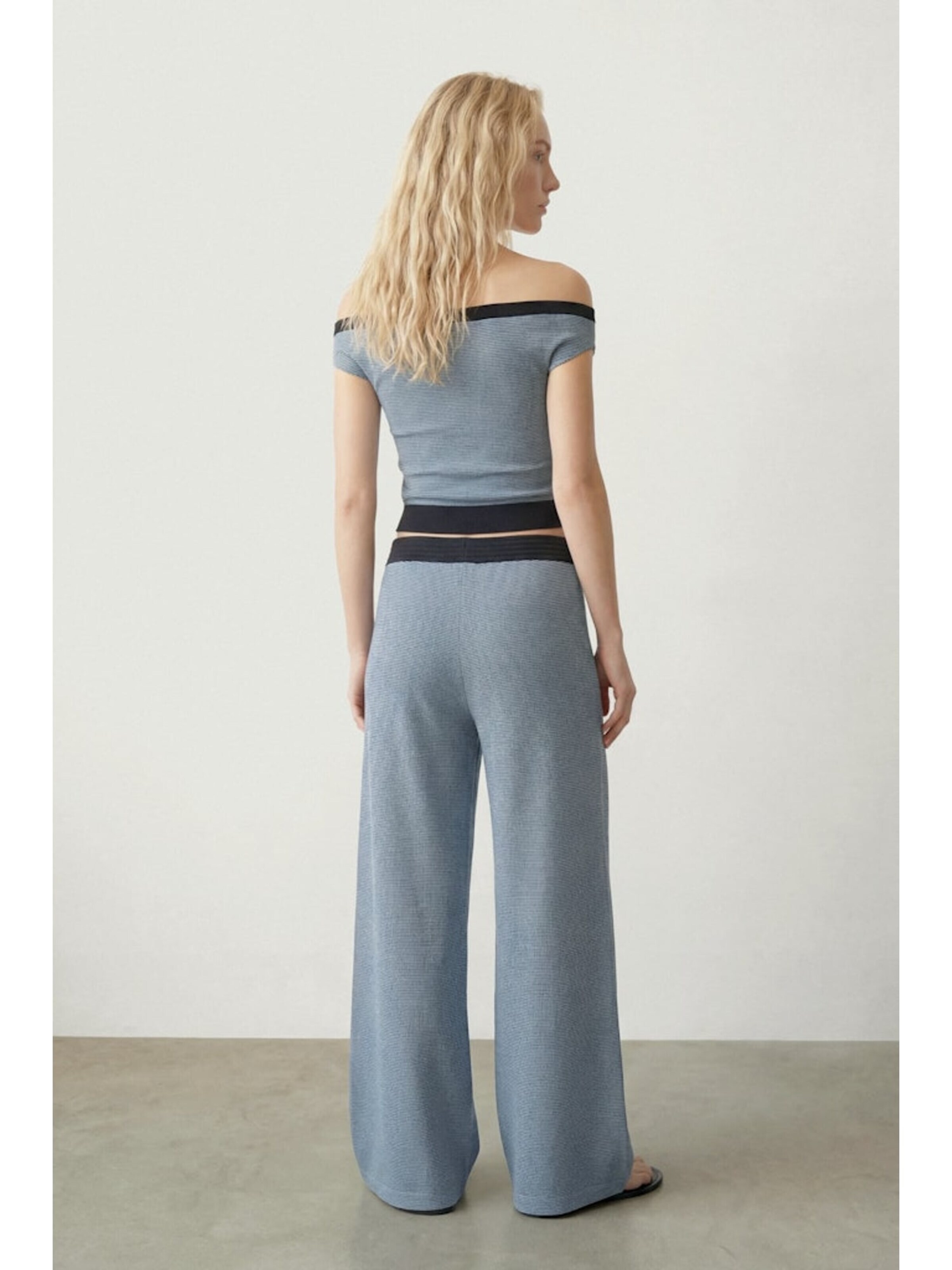 HYPEDROP Baggy Broek 'paige' in Blauw