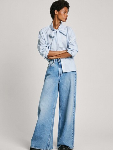 Pepe Jeans Bluse 'Karysha' in Blau