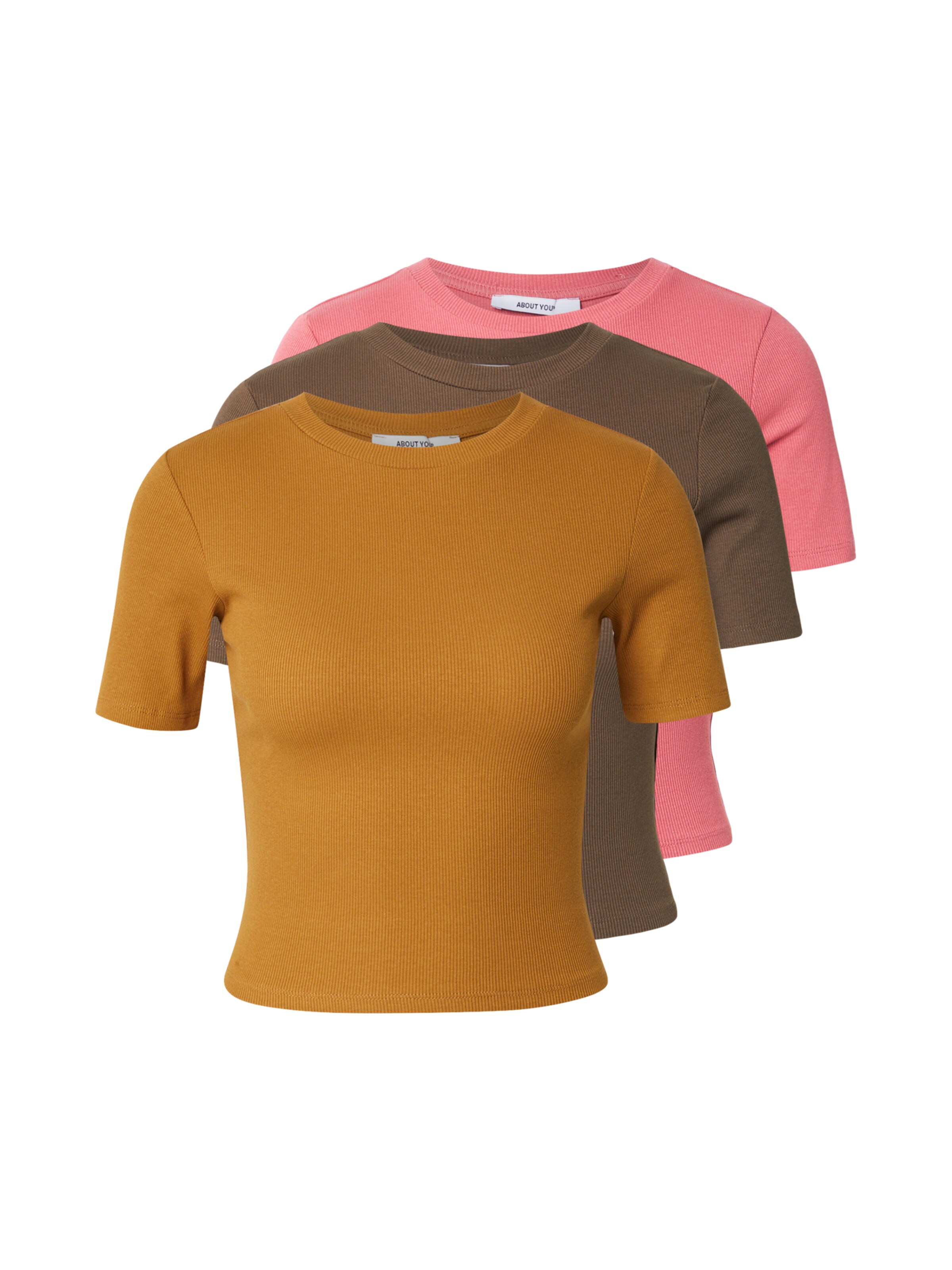 ABOUT YOU Shirt 'Ella' in Brown: front