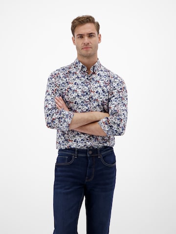 LERROS Regular fit Button Up Shirt in Blue