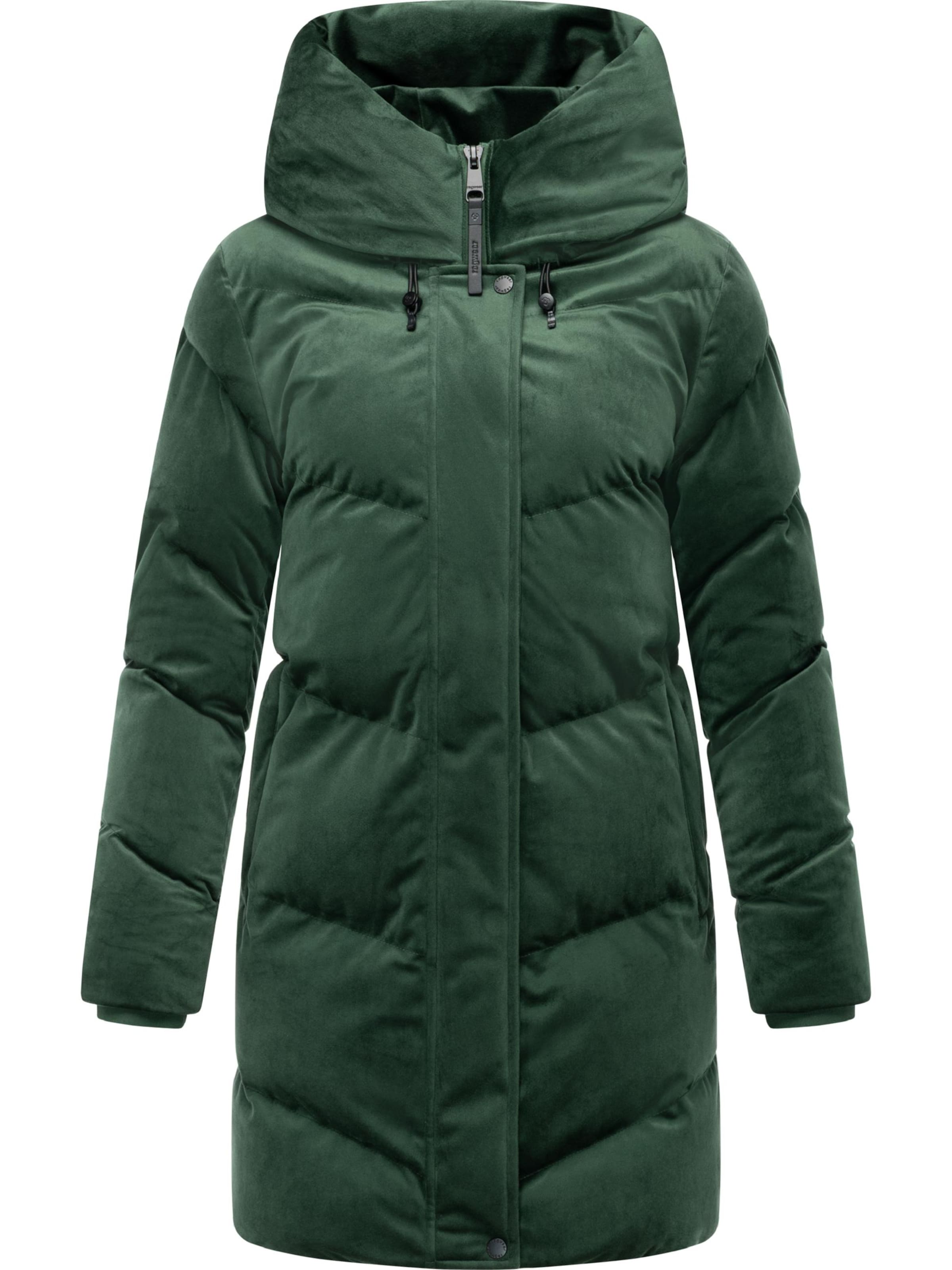 Ragwear Zimní kabát 'Avelin YOUMODO' – zelená: přední strana