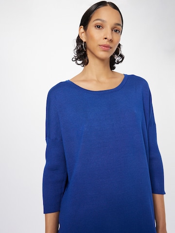 SAINT TROPEZ Knitted dress 'Mila' in Blue