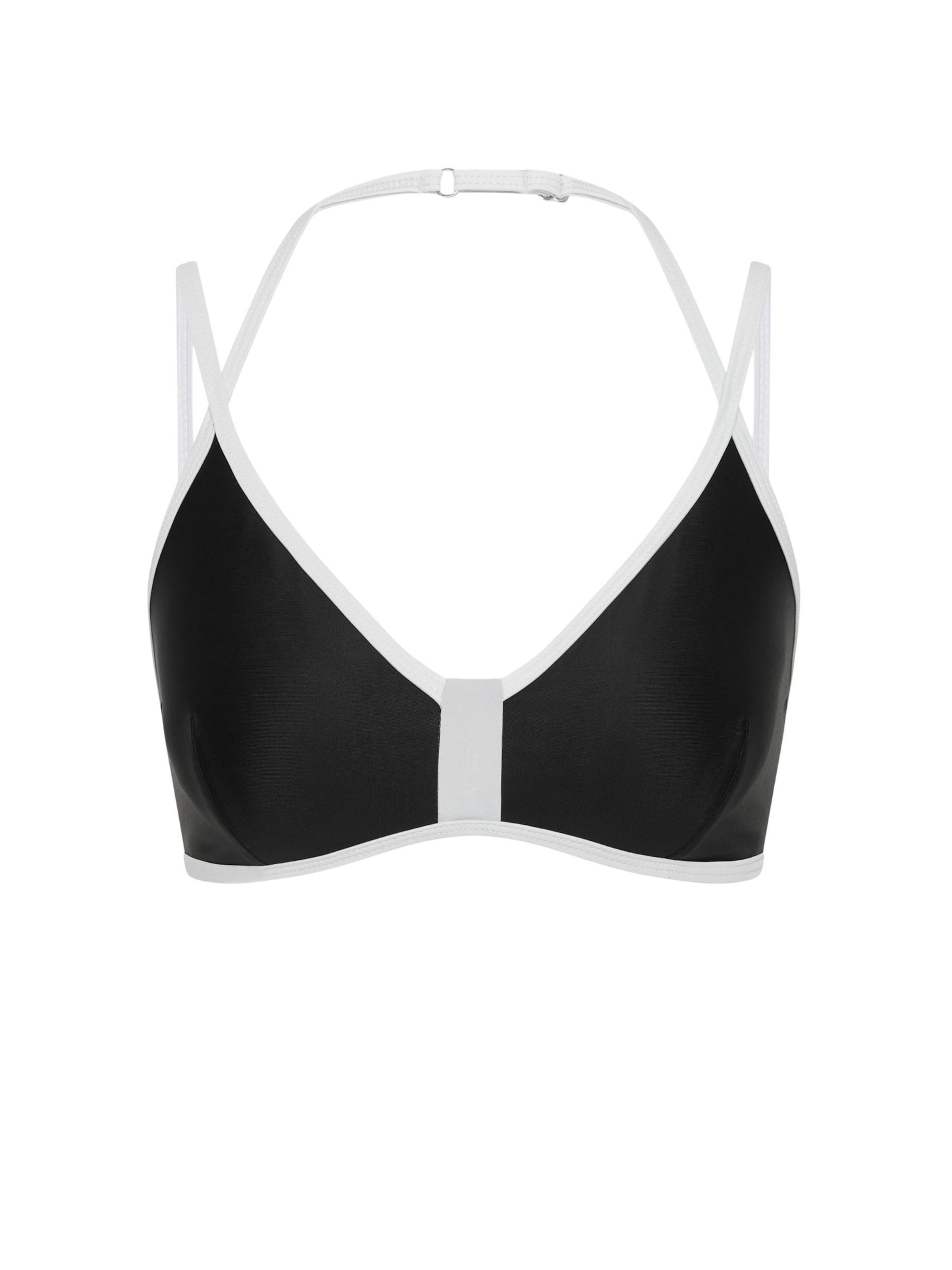 Horizon Athletic Balkonetka Sportowa góra bikini 'Coral Sea Bikini Top Luna' w kolorze czarny: przód