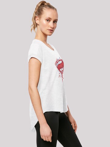 T-shirt 'DC Comics Superman Geo' F4NT4STIC en blanc