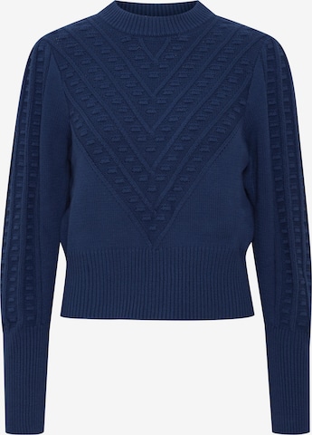PULZ Jeans Sweater in Blue: front