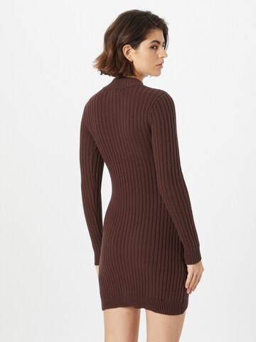 HOLLISTER Knit dress in Brown