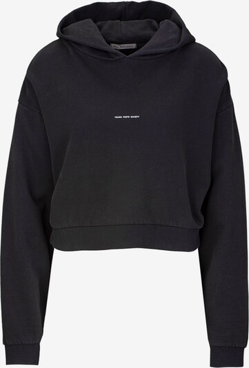 Young Poets Society Sweatshirt 'Jola' in de kleur Zwart / Wit, Productweergave