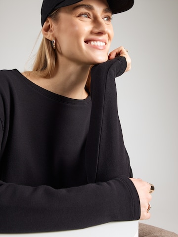 Bluză de molton de la s.Oliver pe negru