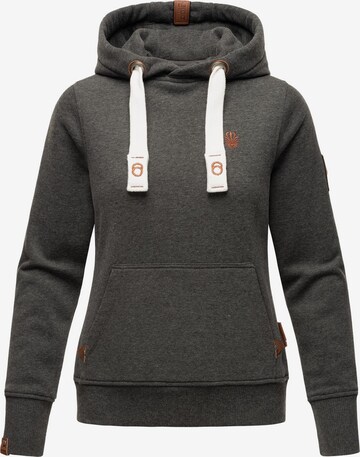 Sweat-shirt 'Damlaa' NAVAHOO en gris : devant