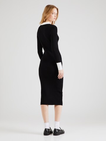 Rochie tricotat 'Essential' de la Karl Lagerfeld pe negru