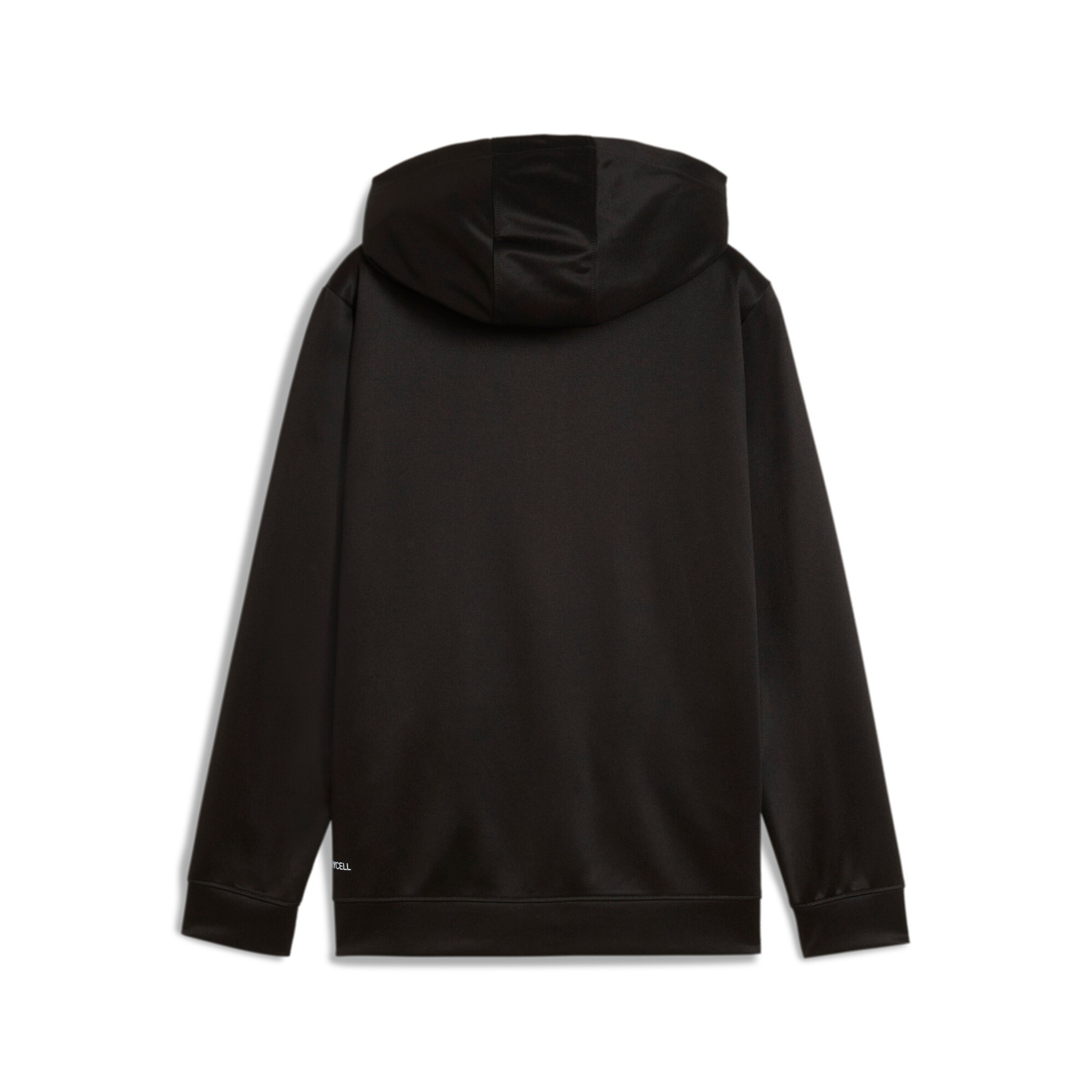 PUMA Athletic Zip-Up Hoodie in Black