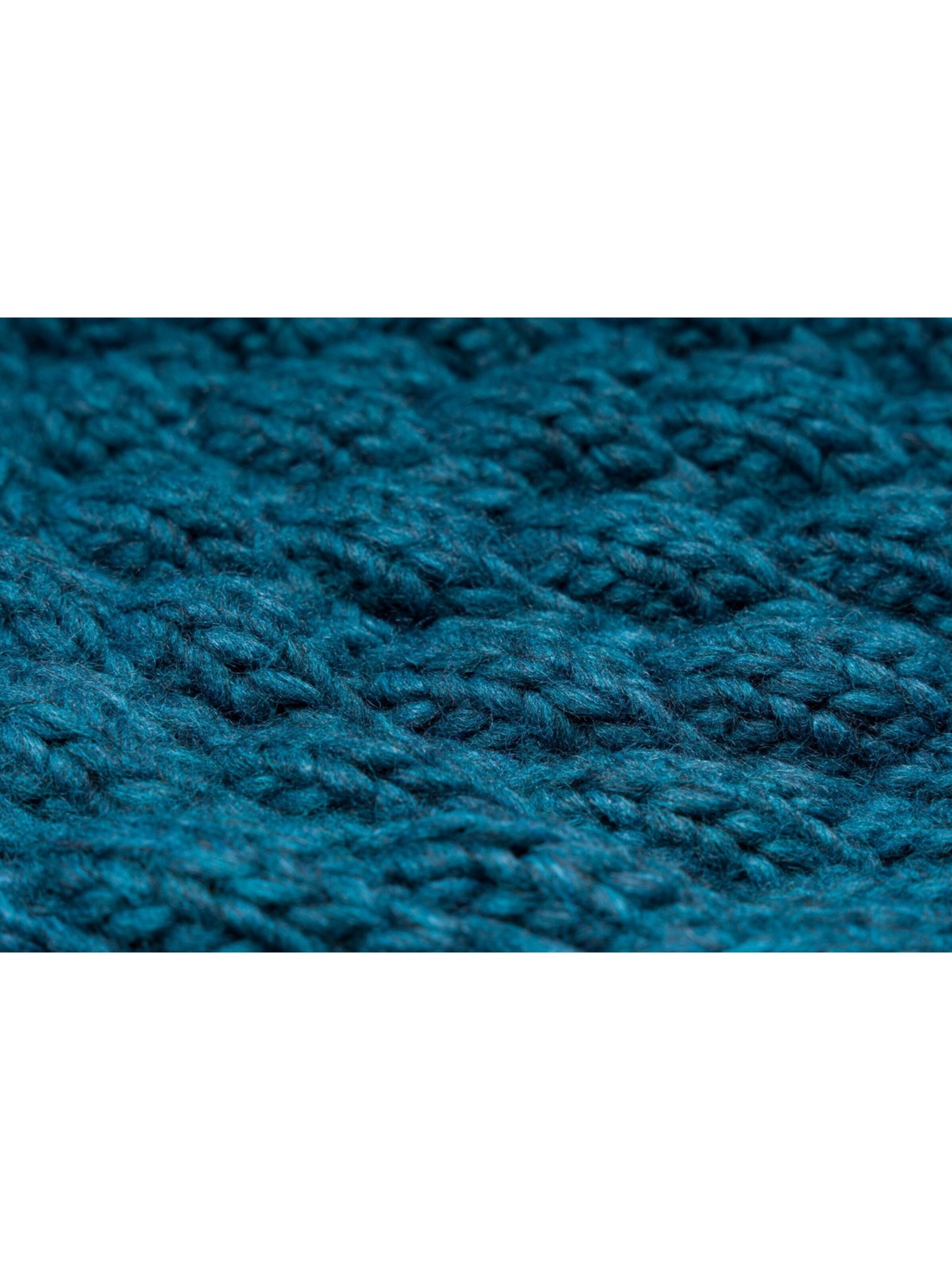 styleBREAKER Schlauchschal 'Strick Loop mit Bubblemuster'‌ in Grün