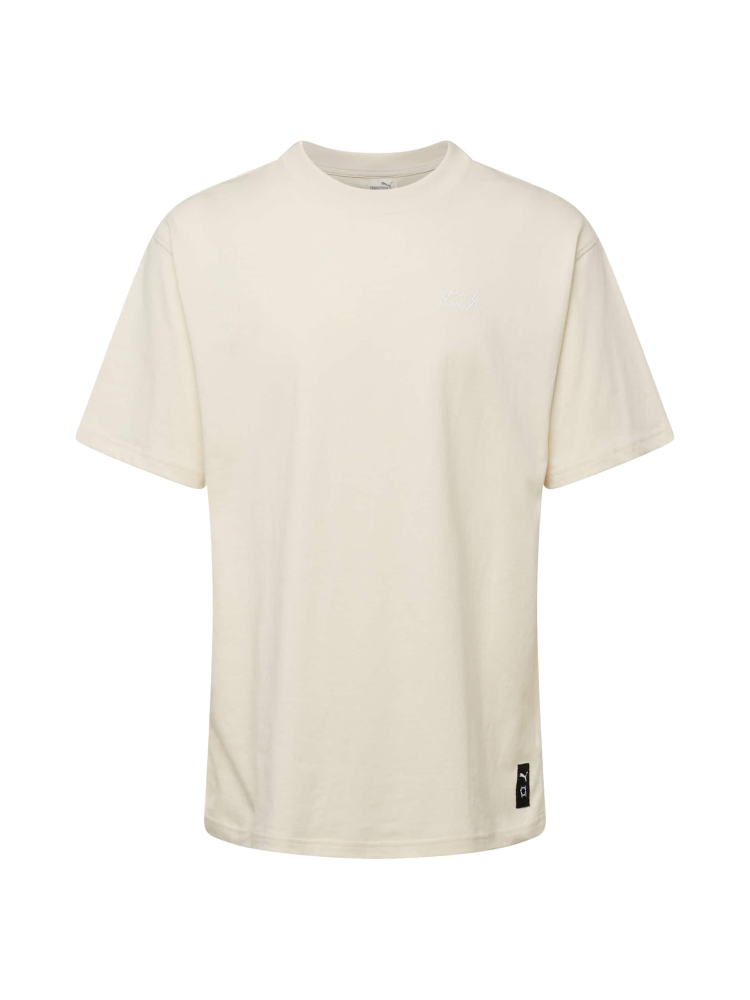 PUMATehnička sportska majica 'Jaws' - bijela boja: prednji dio