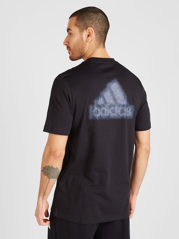 ADIDAS SPORTSWEAR Функционална тениска 'FRACTAL' в черно