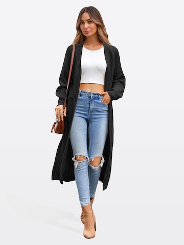 Imily Bela Strickmantel in Schwarz: Vorderseite