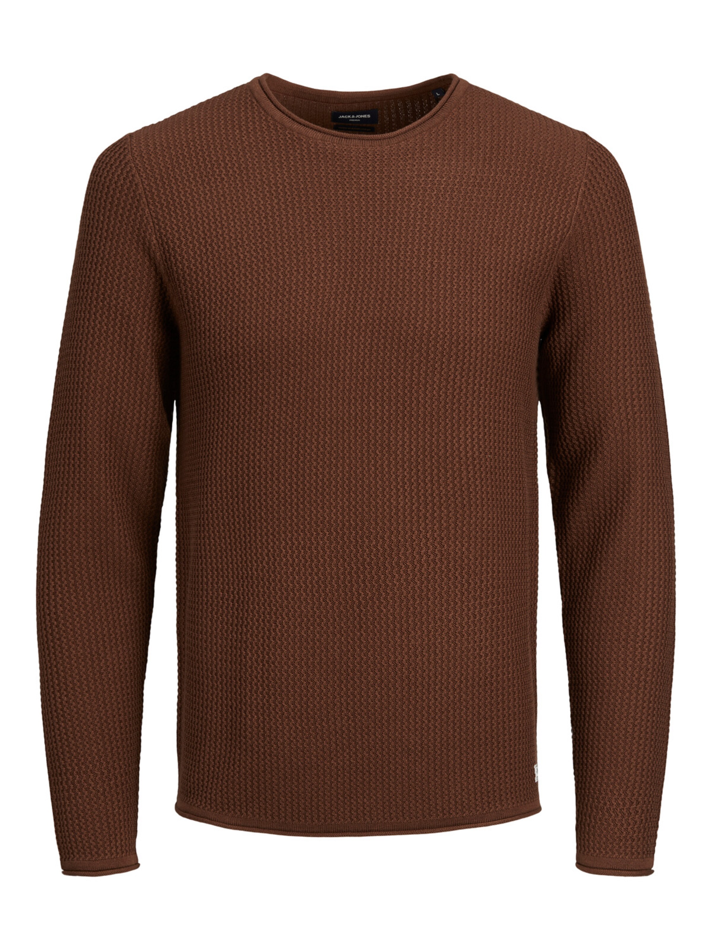 Männer Pullover & Strick JACK & JONES Pullover 'Carlos' in Schoko - IH46500 Männer Pullover & Strick JACK & JONES Pullover 'Carlos' in Schoko - IH46500