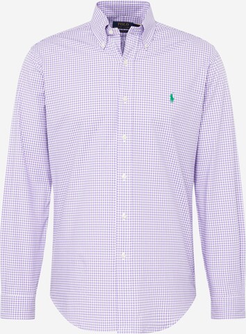 Chemise Polo Ralph Lauren en violet : devant