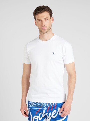Abercrombie & Fitch Tričko – bílá: přední strana
