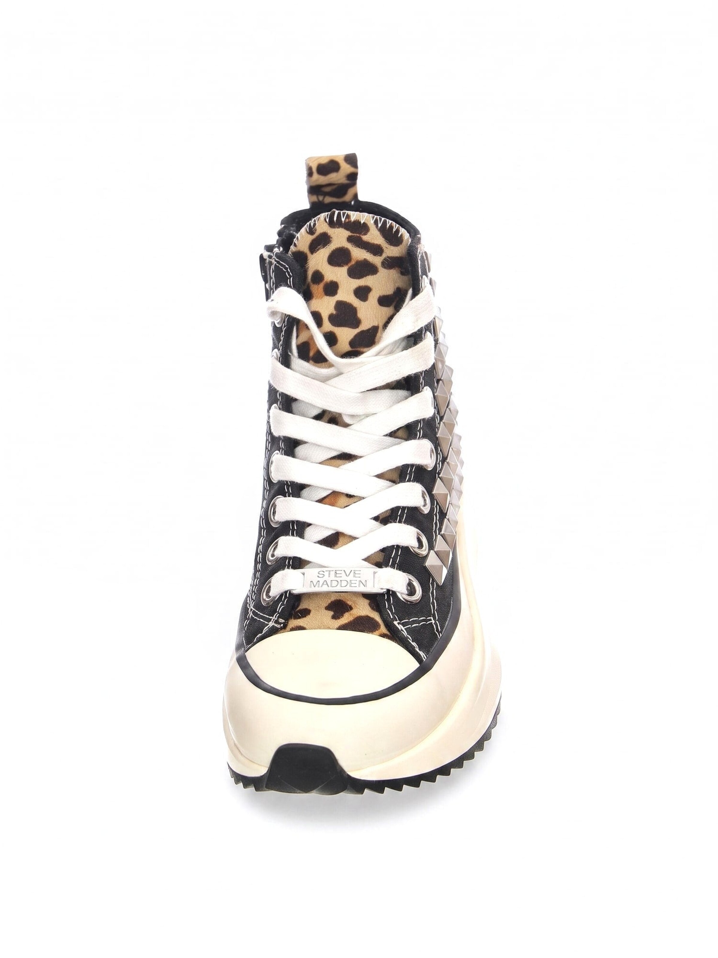 STEVE MADDEN Sneakers hoog 'Shark' in Zwart