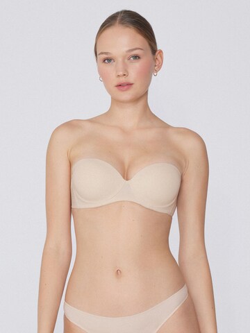 Tezenis Push-up Bra 'Madrid' in Beige: front