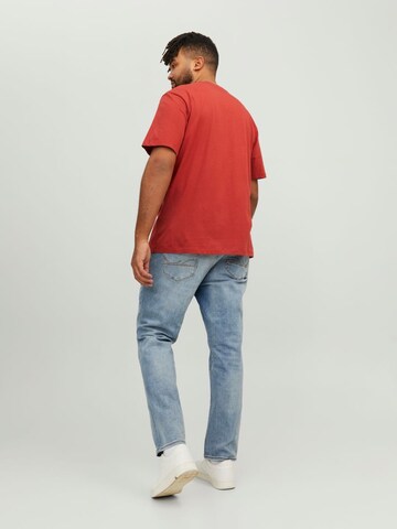 Jack & Jones Plus - Camiseta en naranja