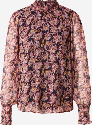 VERO MODA Bluza 'VMSMILLA' u mornarsko plava / narančasta / crvena / pastelno crvena, Pregled proizvoda