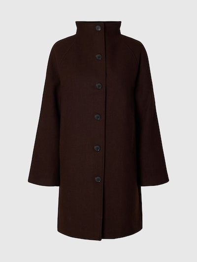 SELECTED Between-seasons coat 'SLWZIA-VINNI' in L in Dark brown, Item view
