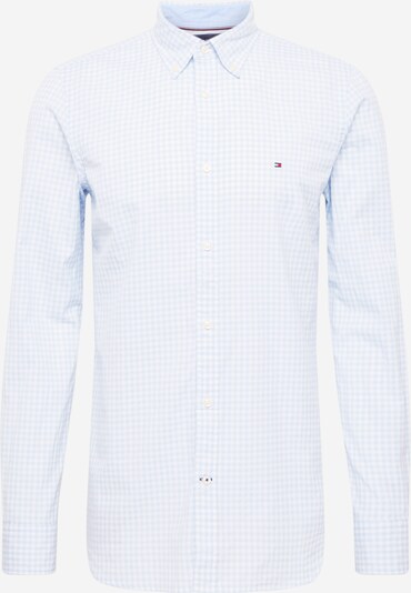 TOMMY HILFIGER Hemd in navy / hellblau / feuerrot / weiß, Produktansicht