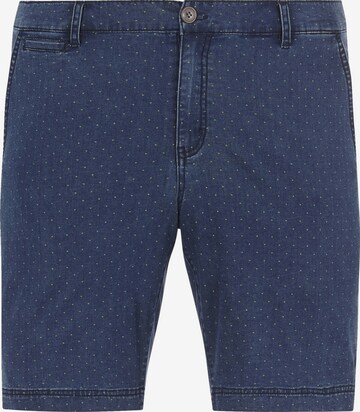 Charles Colby Loosefit Broek 'Baron Gene' in Blauw: voorkant