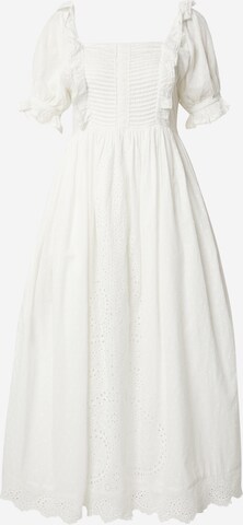 TOPSHOP Dress in White: front
