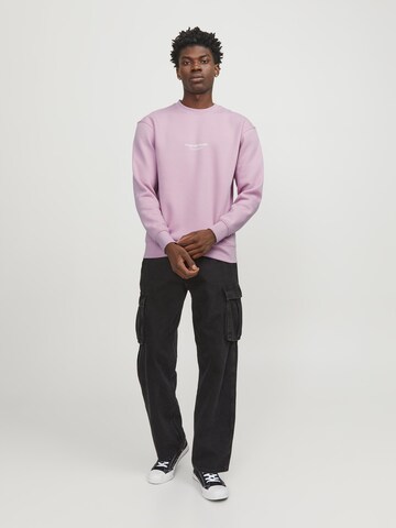 JACK & JONES Sweatshirt 'JORVesterbro' in Pink