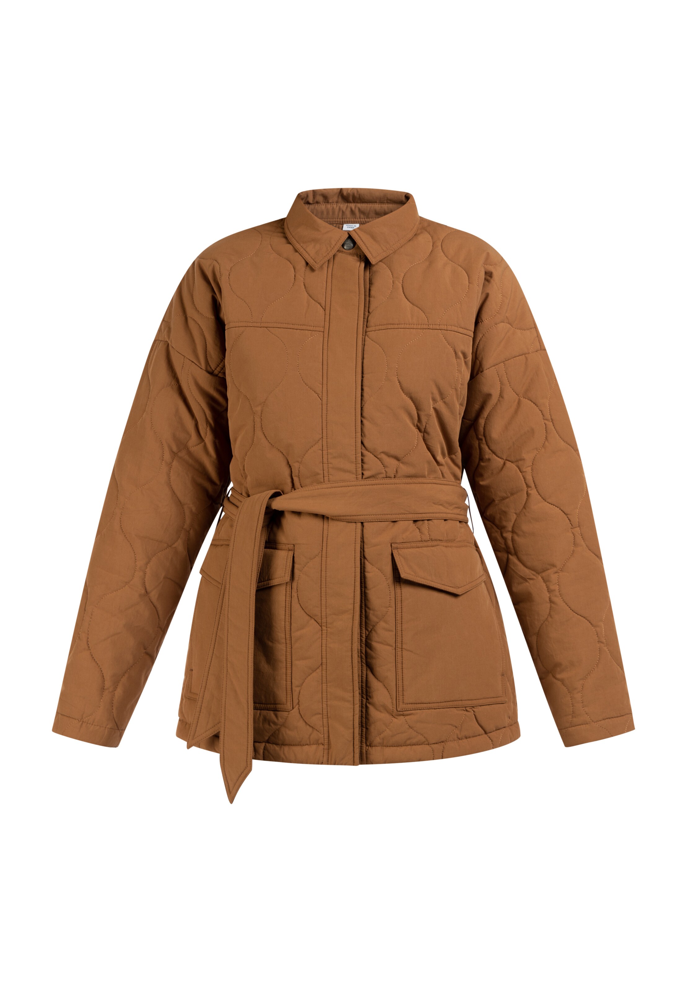 DreiMaster Vintage Φθινοπωρινό και ανοιξιάτικο μπουφάν σε καφέ: μπροστά