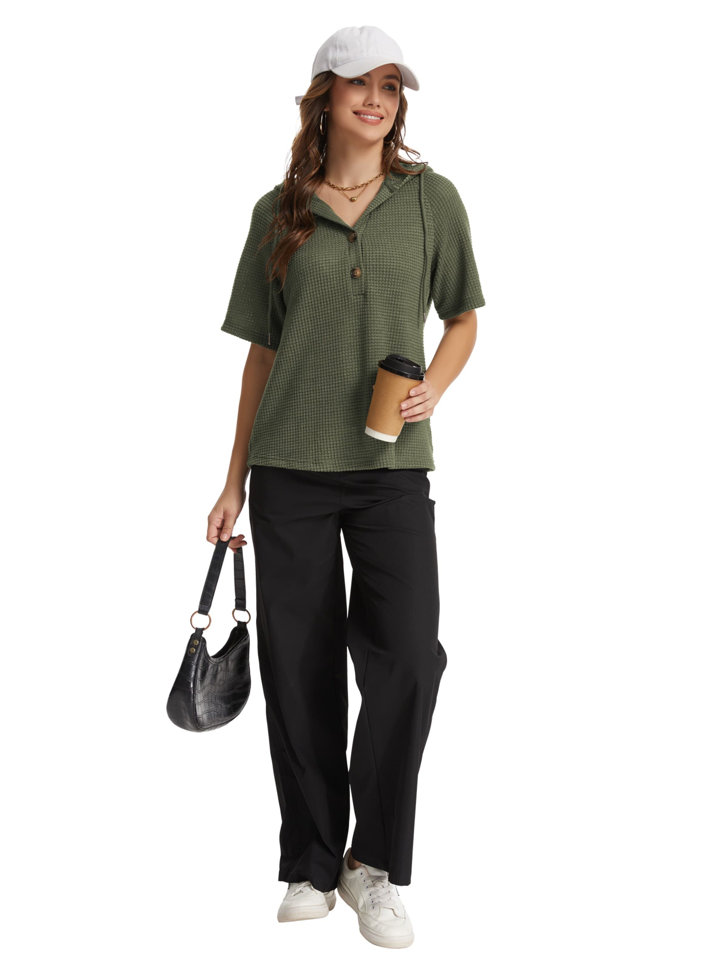 Pull-over 'Tops' MEETWEE en vert