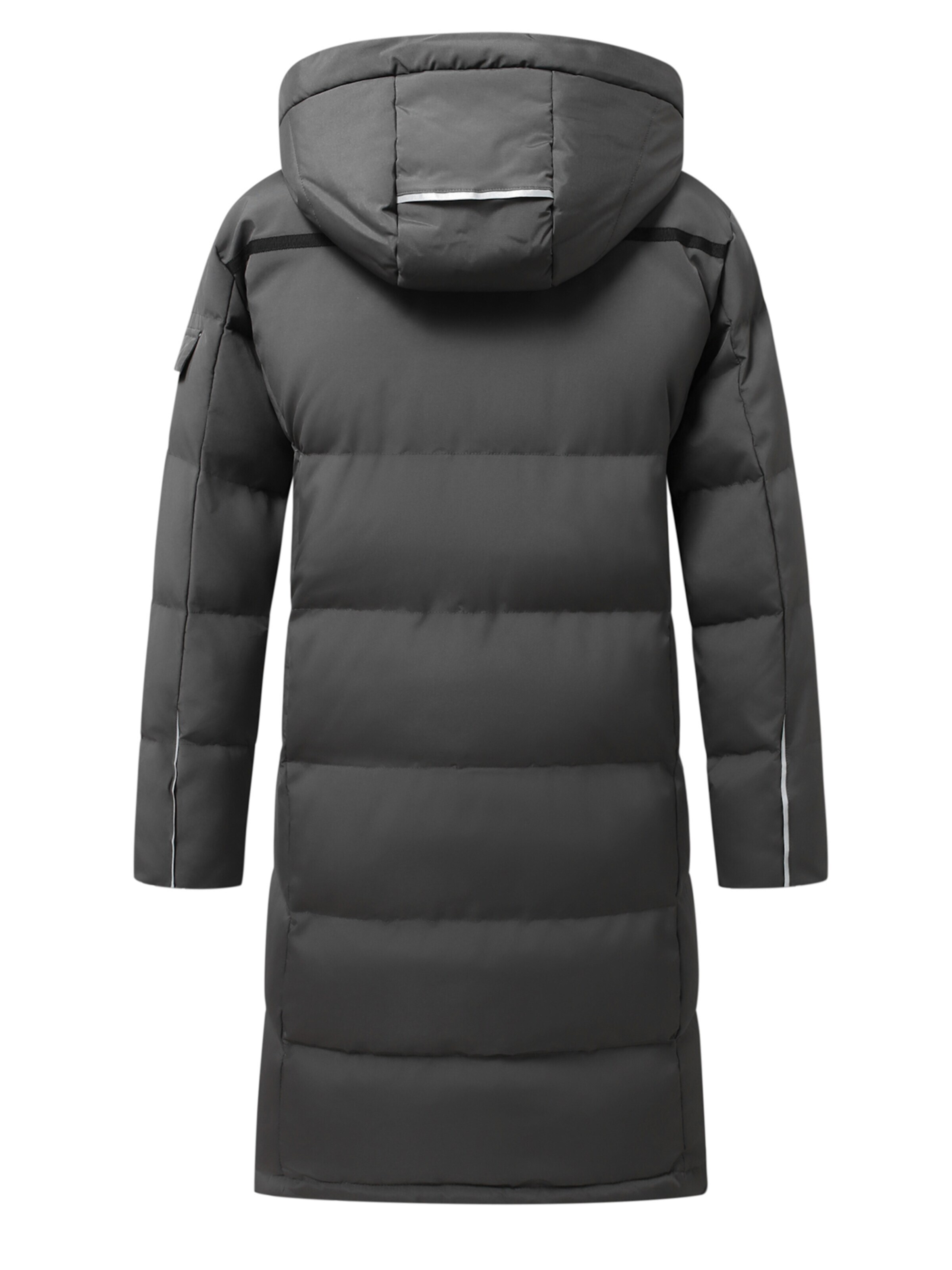 ALLTHEMEN Winter Coat 'Flaum' in Grey