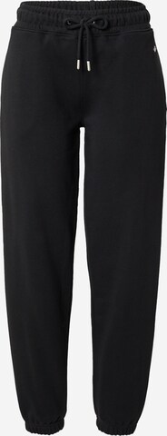 GANT Tapered Broek in Zwart: voorkant