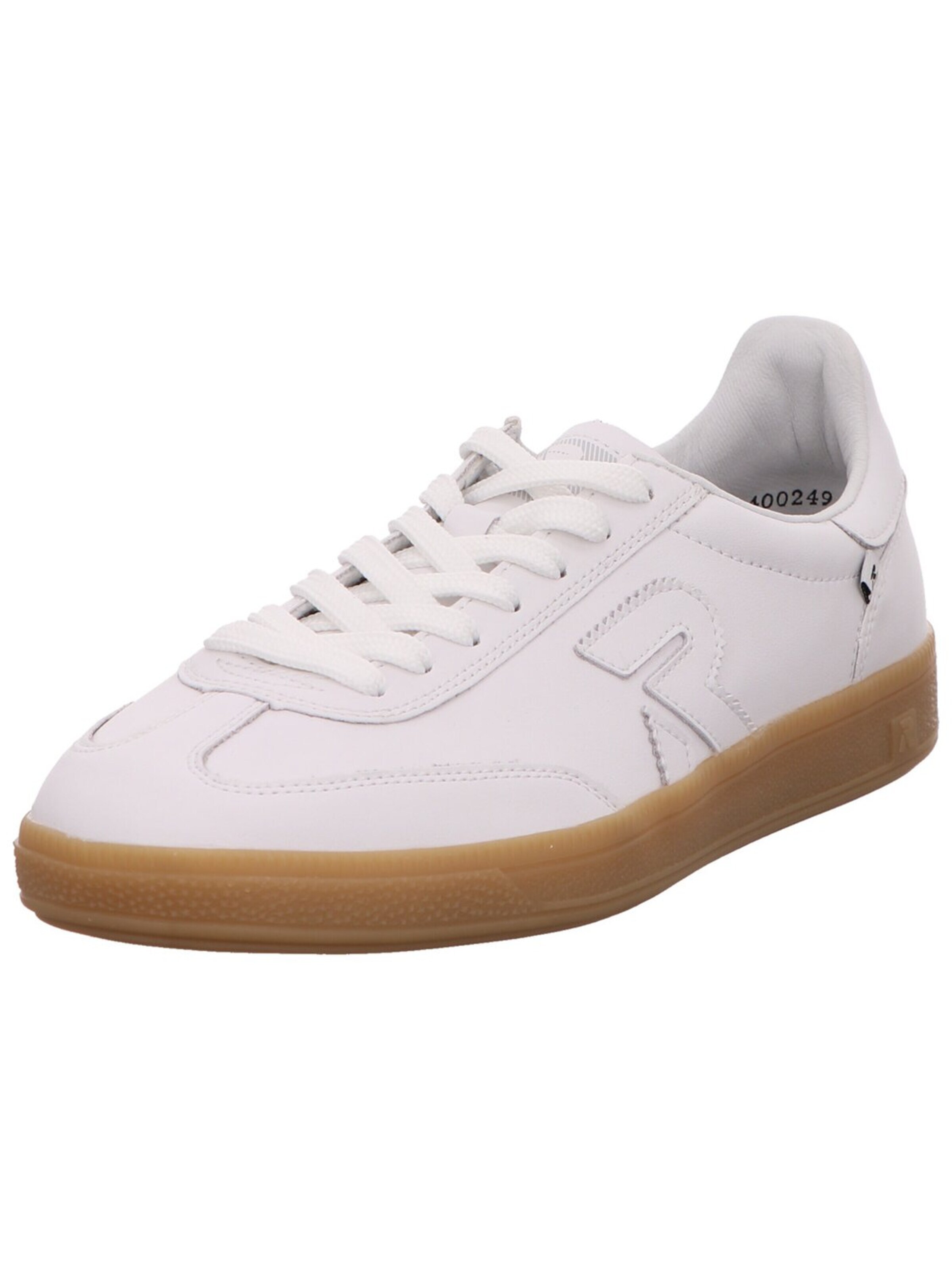 Rieker - Zapatillas deportivas bajas 'Sneaker Damen W2200-80 Leder-Mix in weiß' en blanco: frente